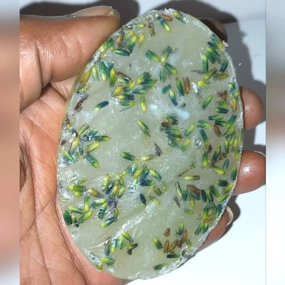 Hand crafted Lavender & Aloe massage soap bar
